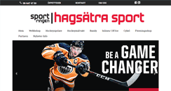 Desktop Screenshot of hagsatrasport.se